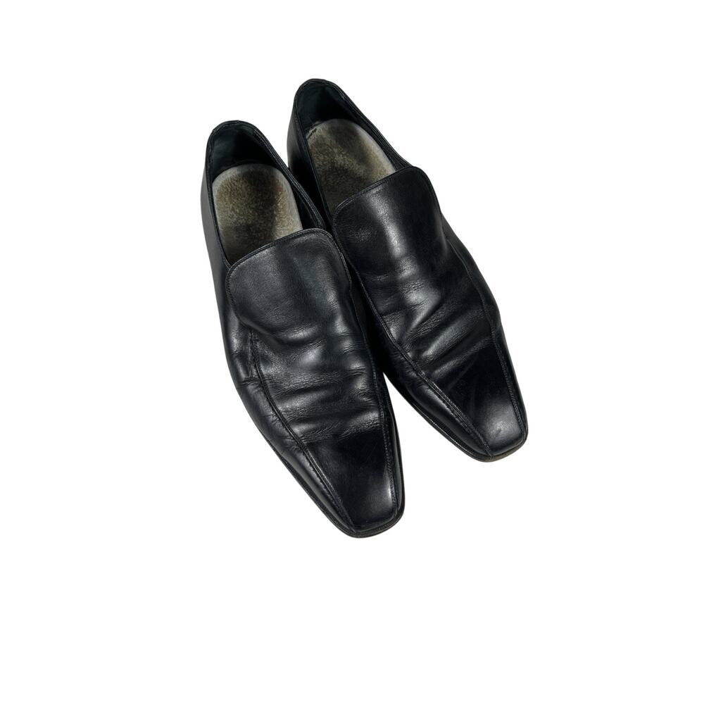 Dolce &‎ Gabbana Men’s Black Leather Slip On Loafers Size 9. - Picture 15 of 16